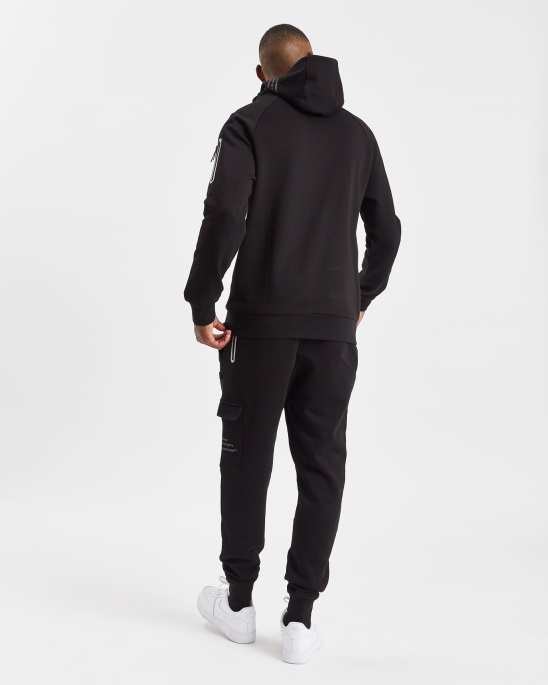 Hoodrich Schwarz/reflektierender Og Sight Hoodie