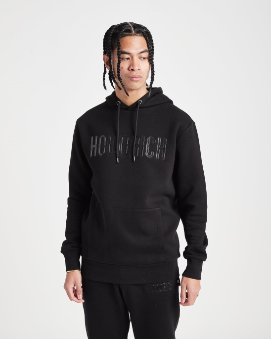 Hoodrich Og Link Hoodie Schwarz/glänzend
