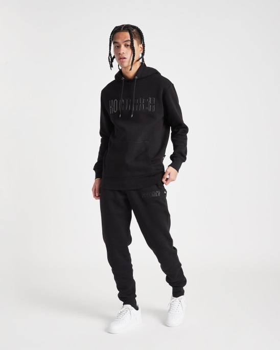 Hoodrich Og Link Hoodie Schwarz/glänzend