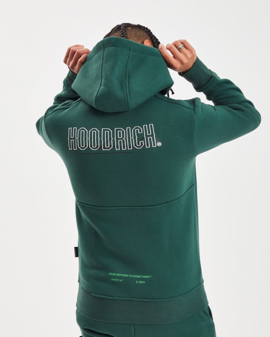 Trekking Grün/weiß/schwarz Hoodrich Og Blend Hoodie