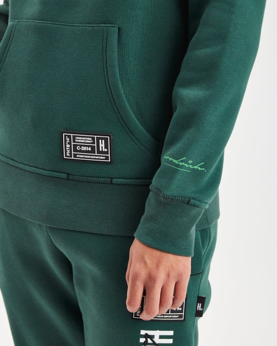 Trekking Grün/weiß/schwarz Hoodrich Og Blend Hoodie