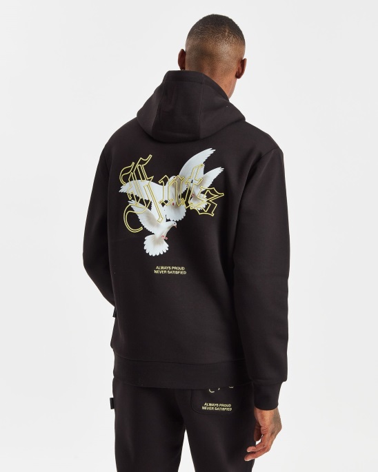 Schwarz/weiß/leuchtend Og Take Flight Hoodie Hoodrich