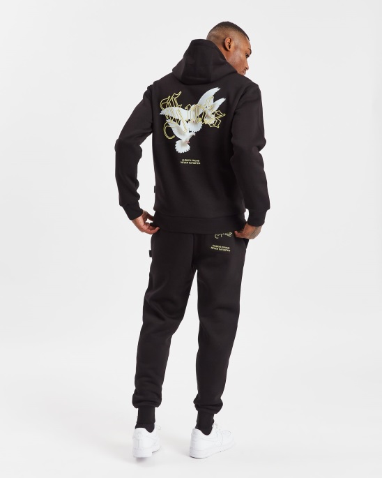 Schwarz/weiß/leuchtend Og Take Flight Hoodie Hoodrich