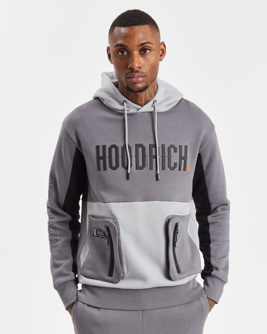 Og Stamp Hoodie Hoodrich Iron/Sleet/Schwarz/Orange