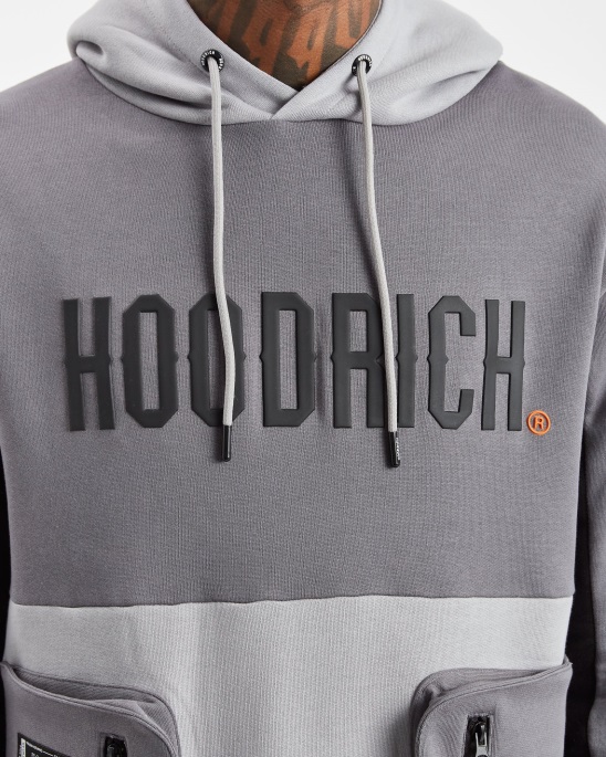 Og Stamp Hoodie Hoodrich Iron/Sleet/Schwarz/Orange