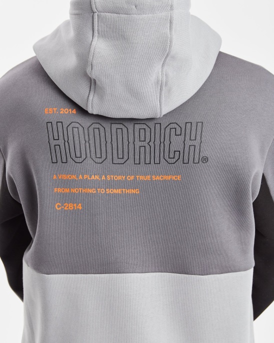 Og Stamp Hoodie Hoodrich Iron/Sleet/Schwarz/Orange