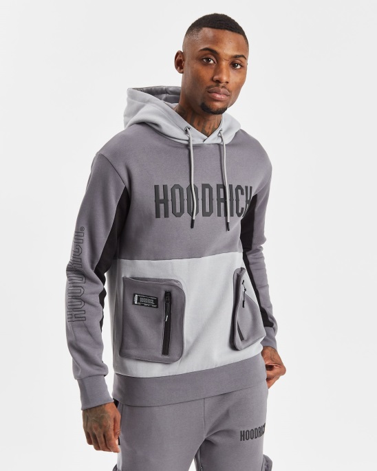 Og Stamp Hoodie Hoodrich Iron/Sleet/Schwarz/Orange