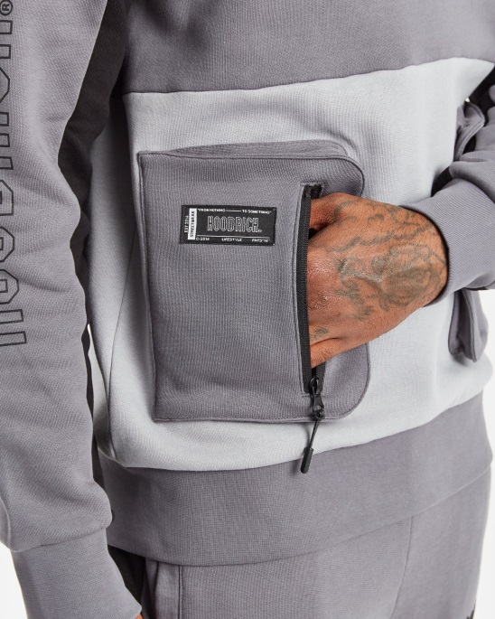 Og Stamp Hoodie Hoodrich Iron/Sleet/Schwarz/Orange