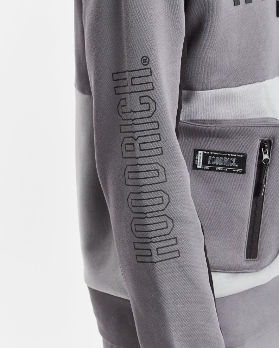 Og Stamp Hoodie Hoodrich Iron/Sleet/Schwarz/Orange