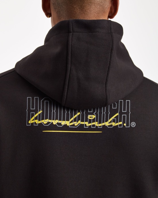 Hoodrich Schwarz/Iron Gate/Gelb Og-Misch-Hoodie