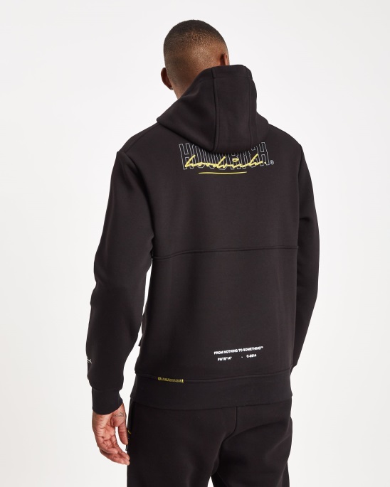 Hoodrich Schwarz/Iron Gate/Gelb Og-Misch-Hoodie