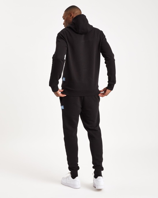 Hoodrich Og Pacific Hoodie Schwarz/starkes Blau/babyblau