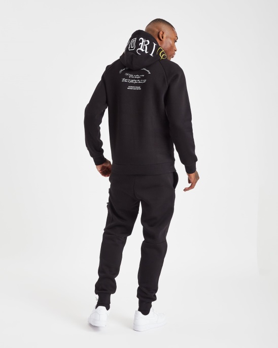 Og Heat Hoodie Hoodrich Schwarz/Narzisse