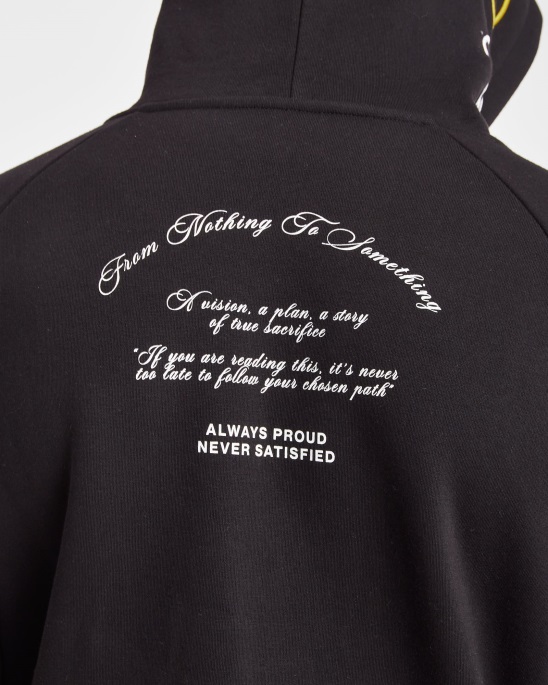 Og Heat Hoodie Hoodrich Schwarz/Narzisse