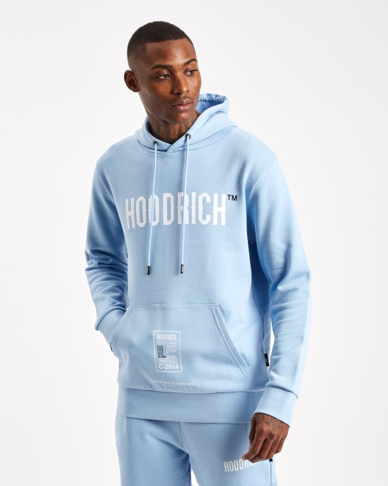 Hoodrich Babyblau/weiß/schwarz Und Akira V6 Hoodie