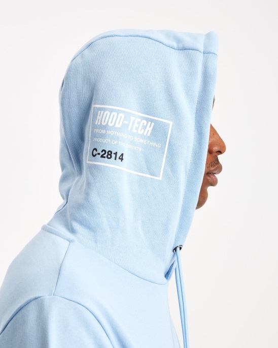 Hoodrich Babyblau/weiß/schwarz Und Akira V6 Hoodie