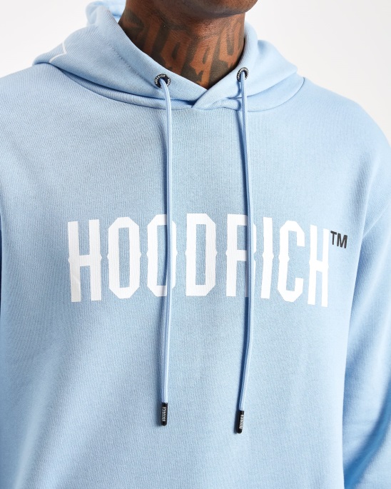 Hoodrich Babyblau/weiß/schwarz Und Akira V6 Hoodie