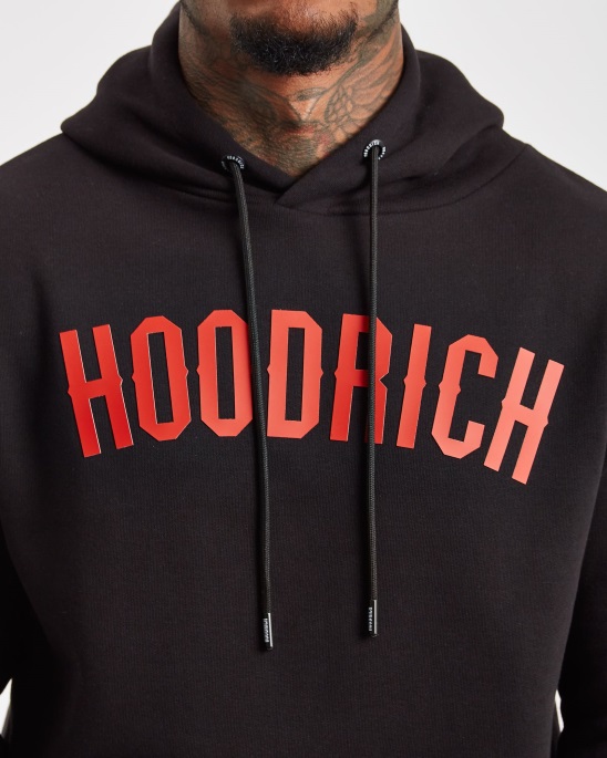 Schwarz/rot/weißer Hoodrich Og Tycoon Hoodie