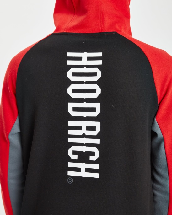 Og Phaze Track Top Hoodrich Schwarz/flamme/weiß