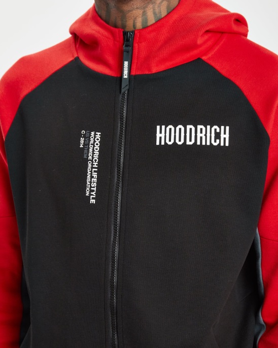 Og Phaze Track Top Hoodrich Schwarz/flamme/weiß