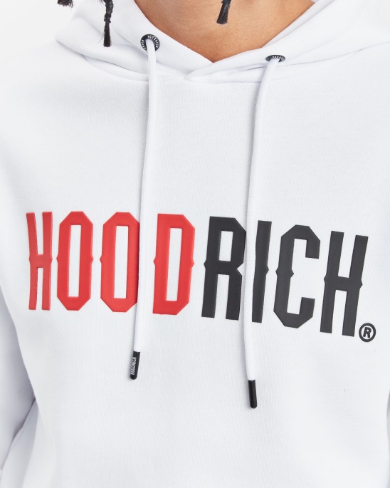 Weiß/Litschi/Schwarz Hoodrich Og Splitter Hoodie