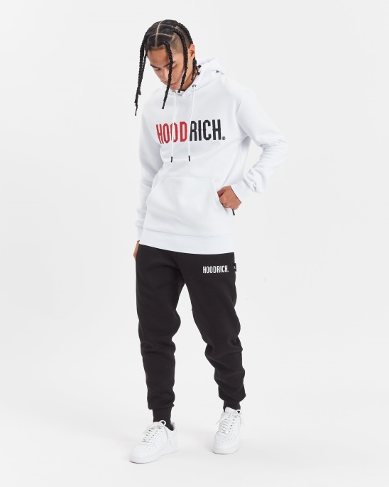 Weiß/Litschi/Schwarz Hoodrich Og Splitter Hoodie