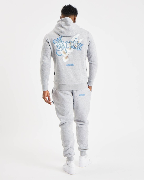 Og Take Flight Jogginghose Hoodrich Grau/weiß/azurblau