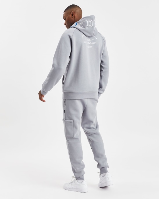 Hoodrich Og Heat Cargo Jogginghose Wetterfahne/Weiß/Blau