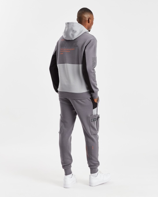 Hoodrich Iron/Sleet/Black/Orange Og Stamp Cargo-Jogginghose