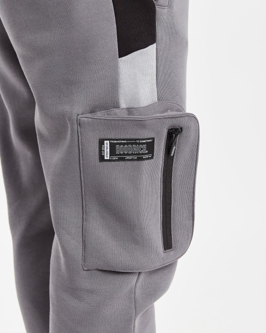 Hoodrich Iron/Sleet/Black/Orange Og Stamp Cargo-Jogginghose