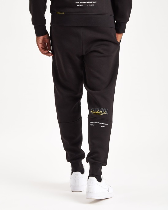Og Blend Jogger Hoodrich Schwarz/iron Gate/gelb