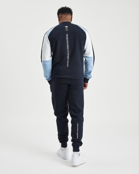 Hoodrich Navy/placid Blue/white Og Flash Joggers