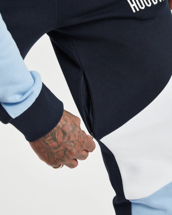 Hoodrich Navy/placid Blue/white Og Flash Joggers