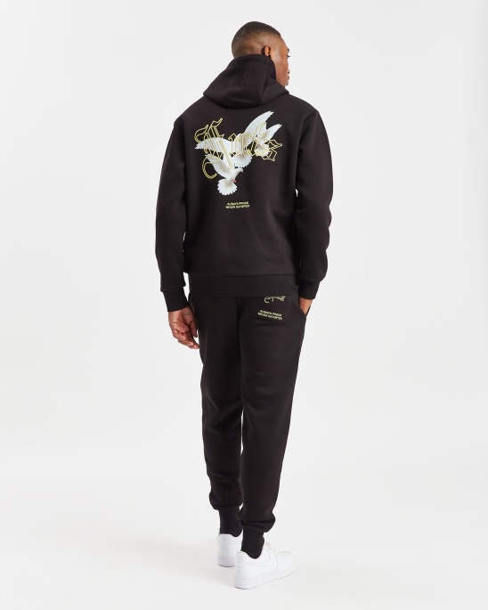 Hoodrich Og Take Flight Jogging Schwarz/weiß/leuchtend