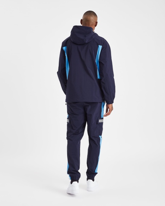 Og Cript Cargohose Hoodrich Navy/Azur/Weiß