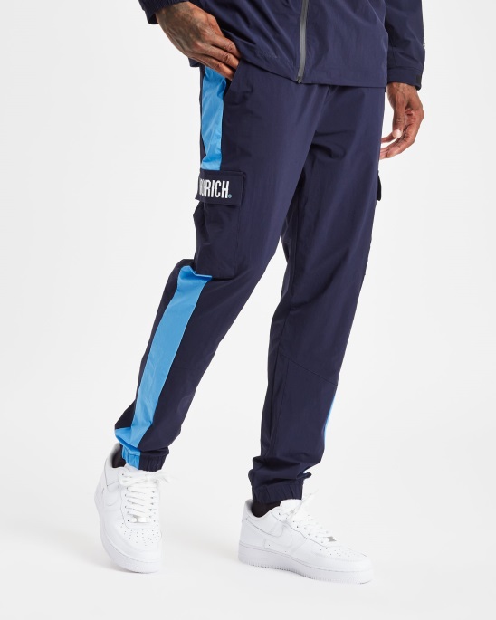 Og Cript Cargohose Hoodrich Navy/Azur/Weiß