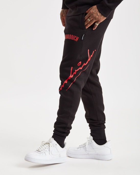 Hoodrich Schwarz/rot/weiß Og Tycoon Jogger