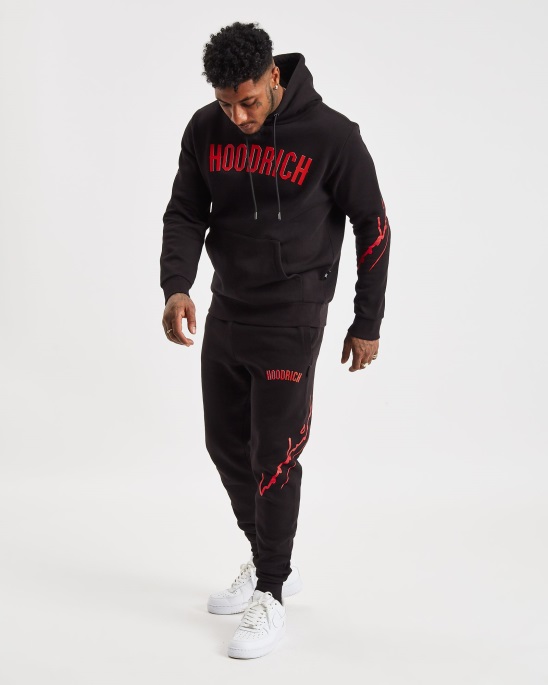 Hoodrich Schwarz/rot/weiß Og Tycoon Jogger