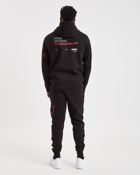 Hoodrich Schwarz/rot/weiß Og Tycoon Jogger