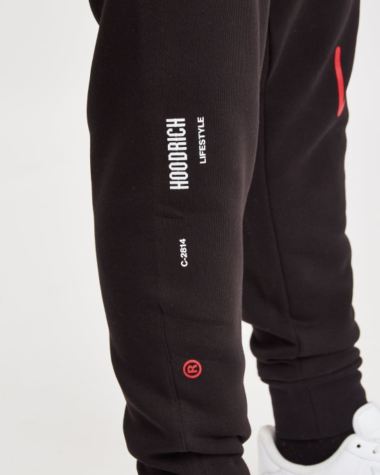 Hoodrich Schwarz/rot/weiß Og Tycoon Jogger