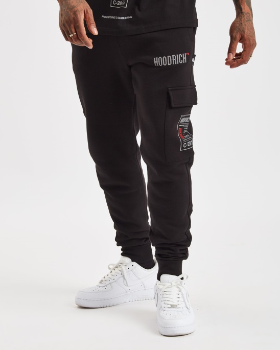 Hoodrich Og Akira V6 Cargo-Jogginghose Schwarz/reflektierend