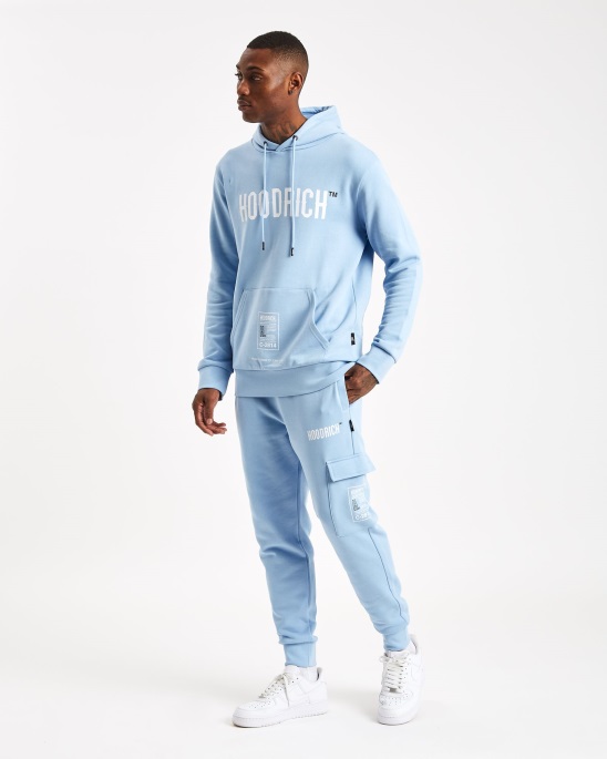 Og Akira V6 Cargo Jogger Hoodrich Babyblau/weiß/schwarz