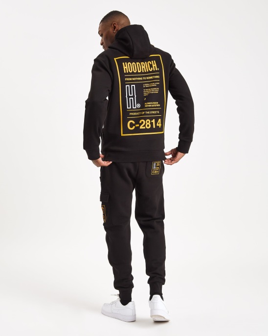 Hoodrich Og Akira V6 Cargo-Jogginghose Schwarz/gelb/weiß