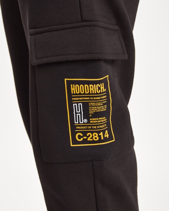 Hoodrich Og Akira V6 Cargo-Jogginghose Schwarz/gelb/weiß