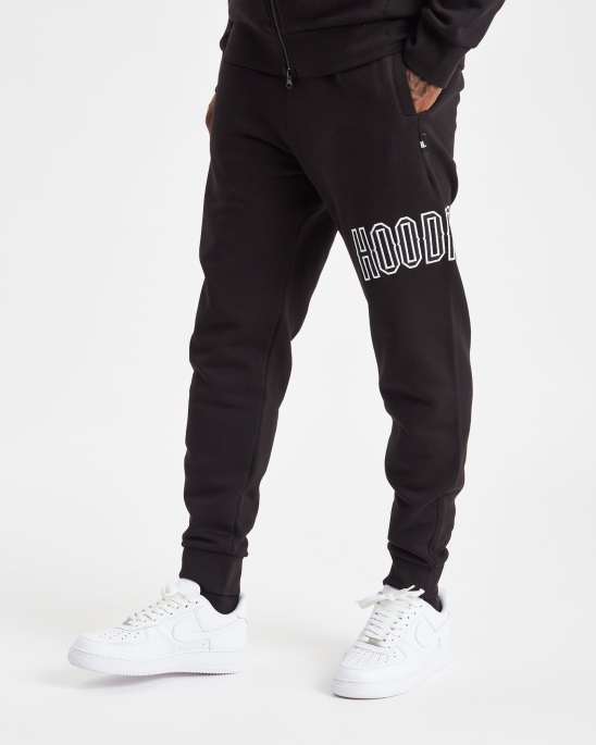 Schwarz/weiß Og Stack Jogger Hoodrich