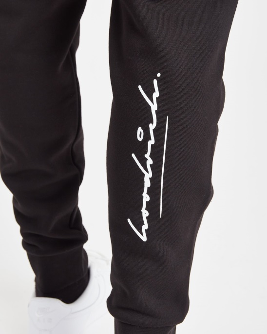 Schwarz/weiß Og Stack Jogger Hoodrich