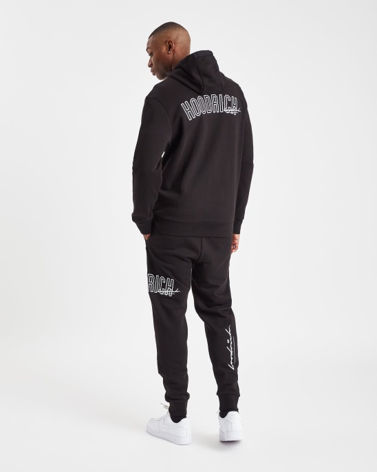 Schwarz/weiß Og Stack Jogger Hoodrich