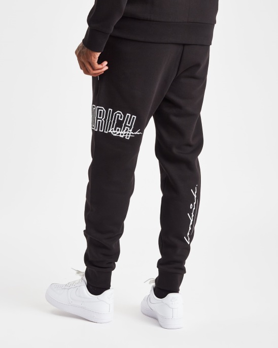 Schwarz/weiß Og Stack Jogger Hoodrich