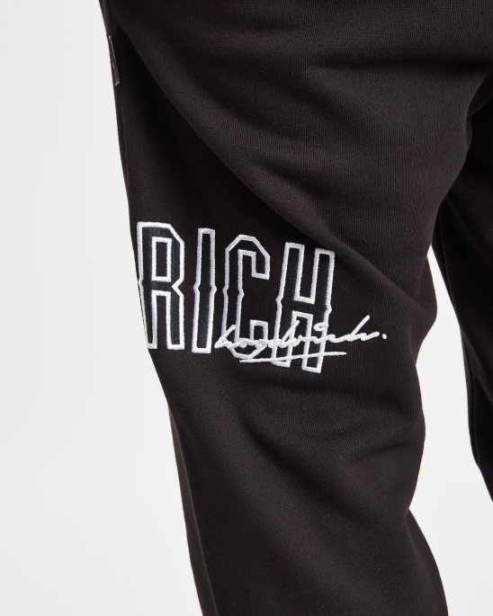 Schwarz/weiß Og Stack Jogger Hoodrich