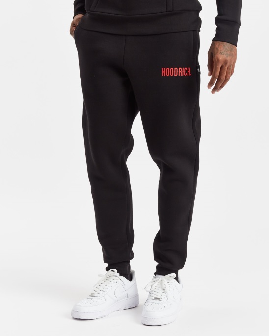 Hoodrich Og Core Jogginghose Schwarz/rot